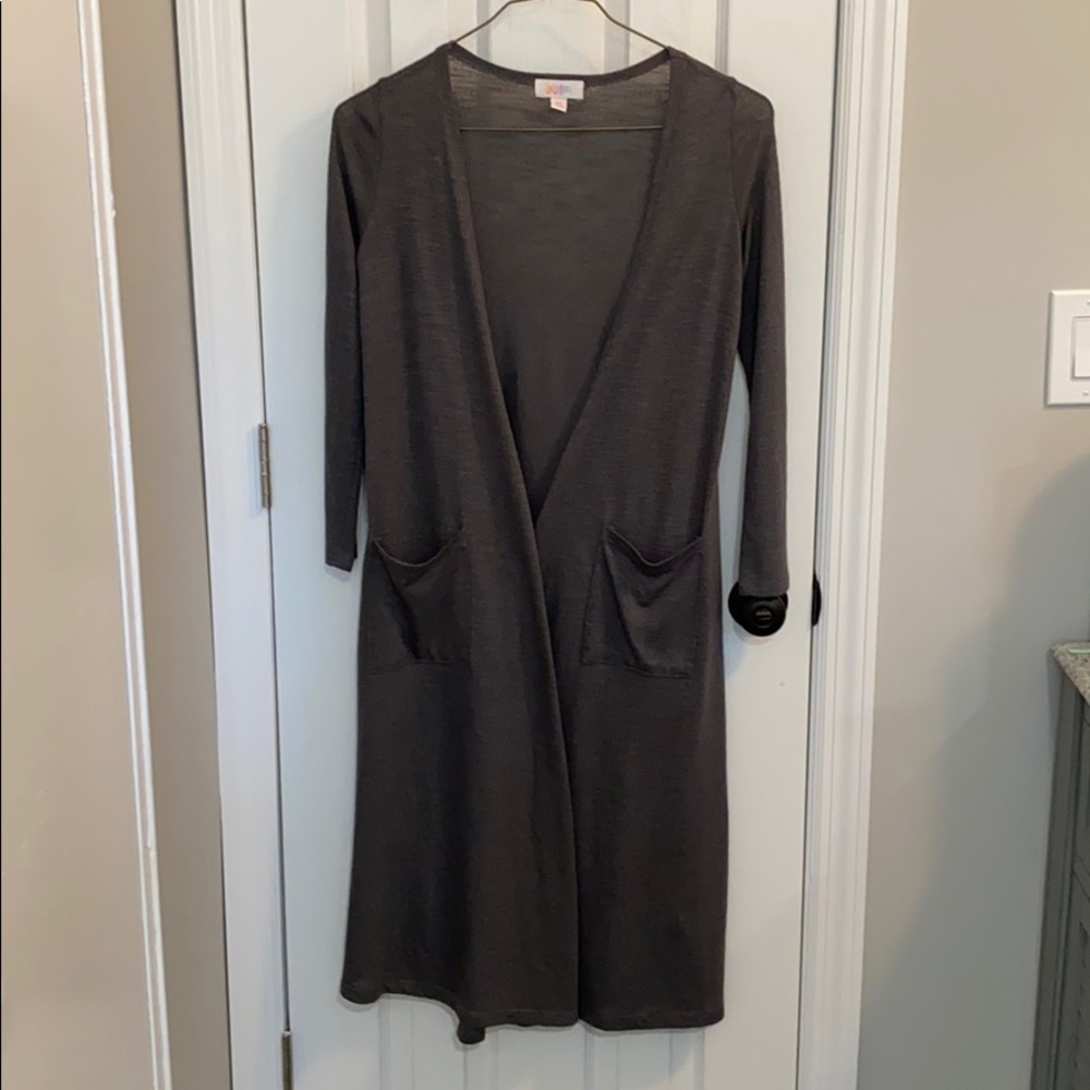LuLaRoe Gray Sarah Cardigan
